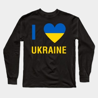 I Love Ukraine Long Sleeve T-Shirt